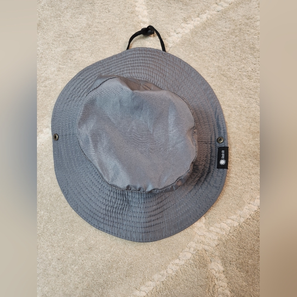 Shade Life Charcoal Gray Sun Hat Boonie Hat Bucket